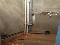 Замена труб в туалете