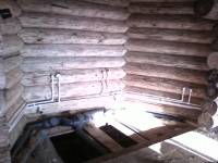 Разводка в деревянном доме