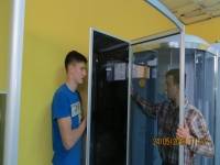 Сборка  душевой кабины