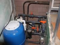 Монтаж оборудования фильтрации и химизации бассейна