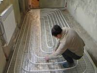 Монтаж трубы для теплого пола