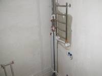 Установка полотенцесушителя