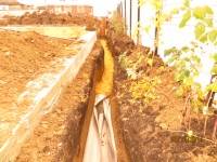 Укладка дренажных труб